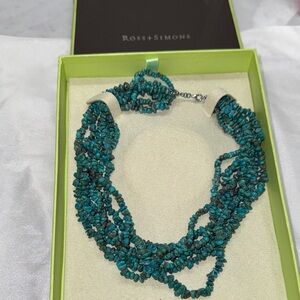 Ross-Simons Turquoise Multistrand Necklace